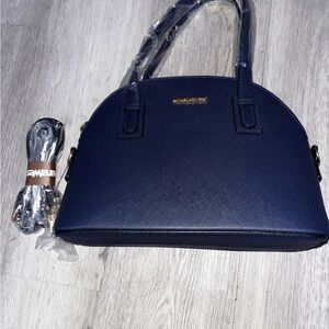 Montana West Dark Blue Satchel